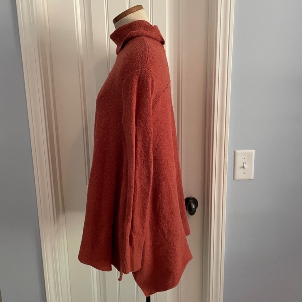 Free People Medium ‘Drape Drape’ Sunset Orange Tu… - image 3